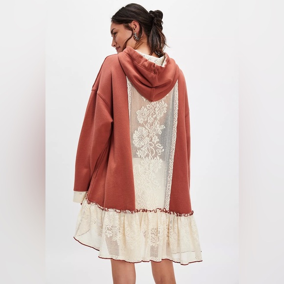 NWT Free People x We The Free Flower Child Hooded Cardi - $248 - Picture 4 of 16